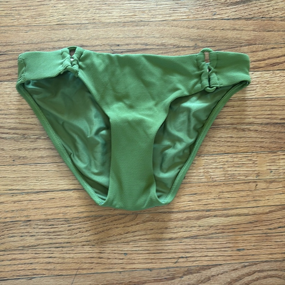 Hunkemoller green bikini bottom
